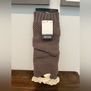Kenzie Brown Knit Legwarmers
